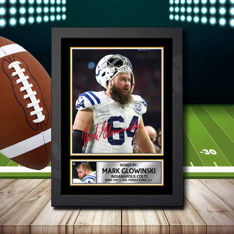 Mark Glowinski 2 – Printed Signature NFL Star Print – Mark Glowinski 2
