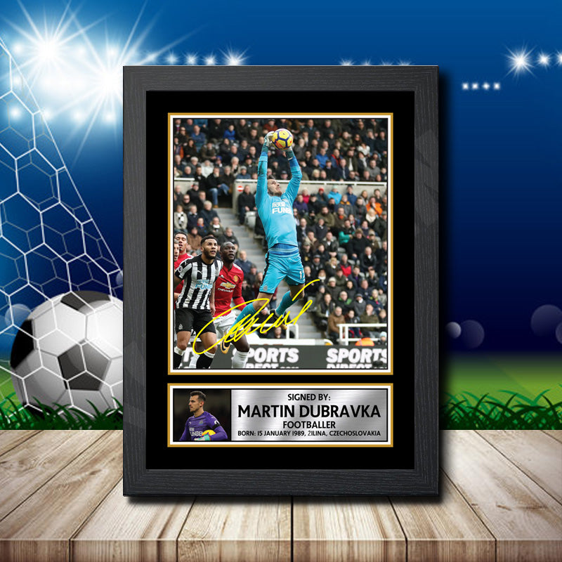Martin Dúbravka 2 Footballer Printed Signature Poster Print Gift