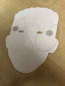 Martin Schindler - Darts Face Mask Fancy Dress Cardboard Costume Mask