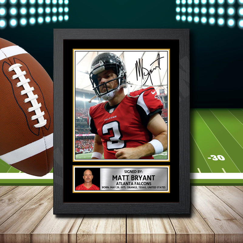 Matt Bryant 2 – Printed Signature NFL Star Print – Matt Bryant 2