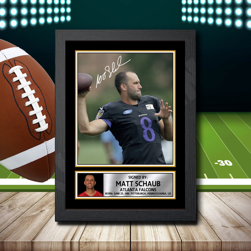 Matt Schaub 2 – Printed Signature NFL Star Print – Matt Schaub 2