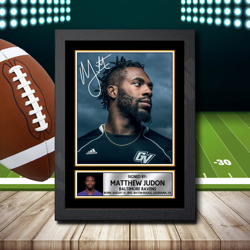 Matthew Judon 2 – Printed Signature NFL Star Print – Matthew Judon 2