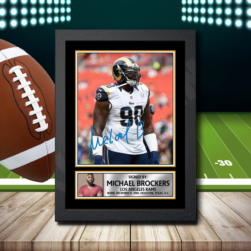 Michael Brockers 2 – Printed Signature NFL Star Print – Michael Brockers 2
