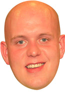 Michael Van Gerwen - Darts Face Mask Fancy Dress Cardboard Costume Mask