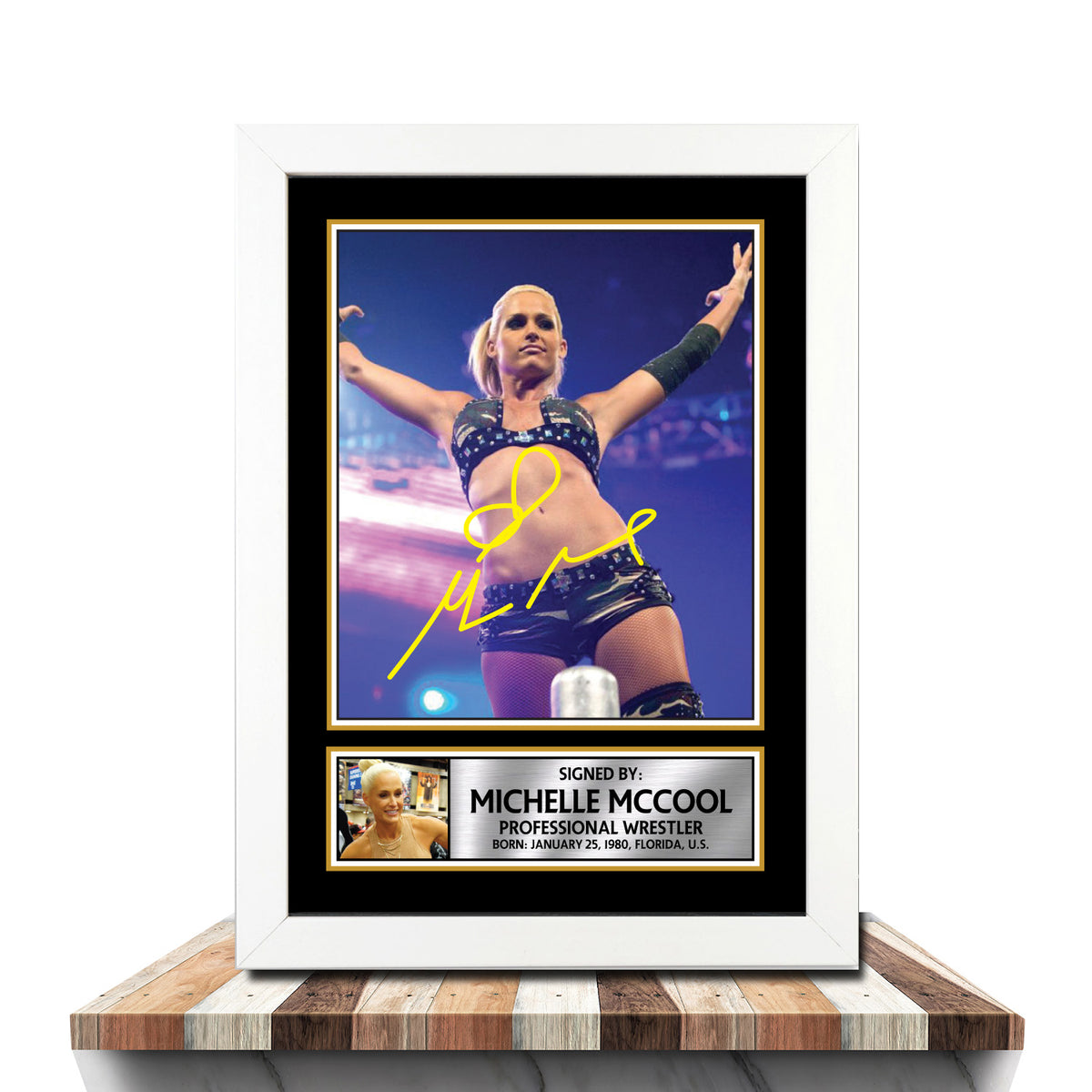 Michelle McCool M1043 Wrestling Printed Signature Poster Print Gift