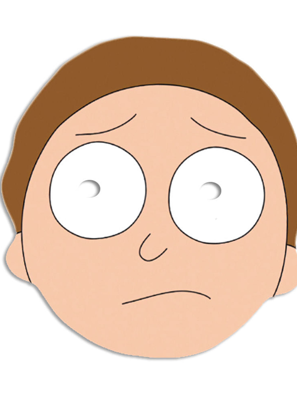 Morty - Rick and Morty Celebrity Face Mask Fancy Dress Cardboard Costume Mask – Morty - Rick and Morty Face Mask