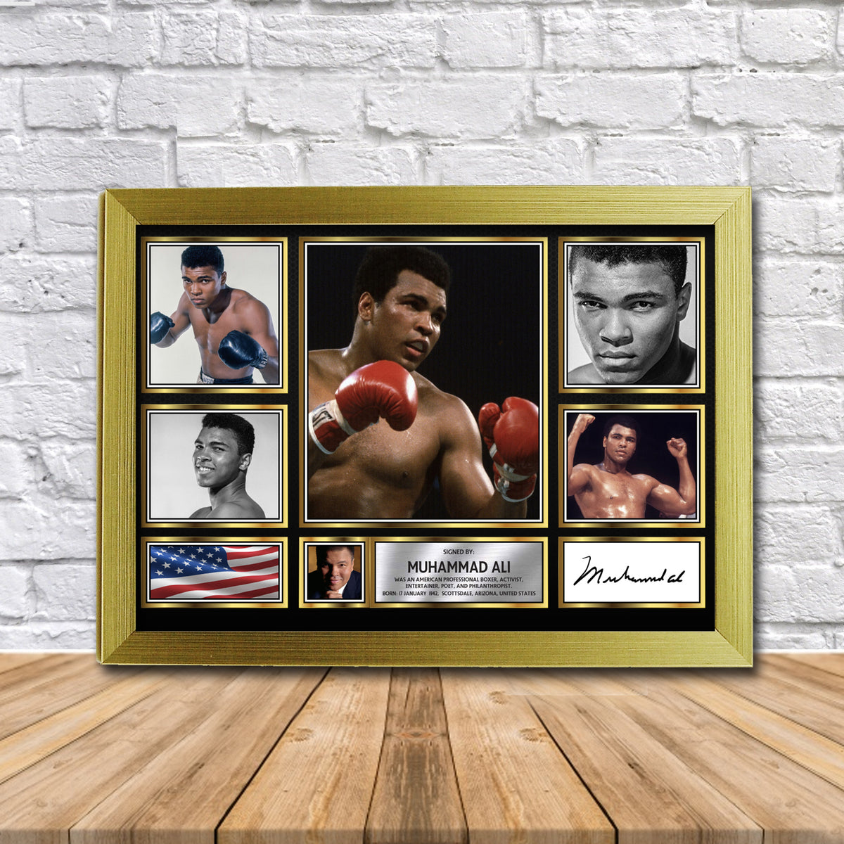 Muhammad Ali Boxing Gift Framed Printed Signature Star Poster Print Wall Art Gift β Muhammad Ali Boxing Gift Framed Printed Signature Star Poster Print Wall Art