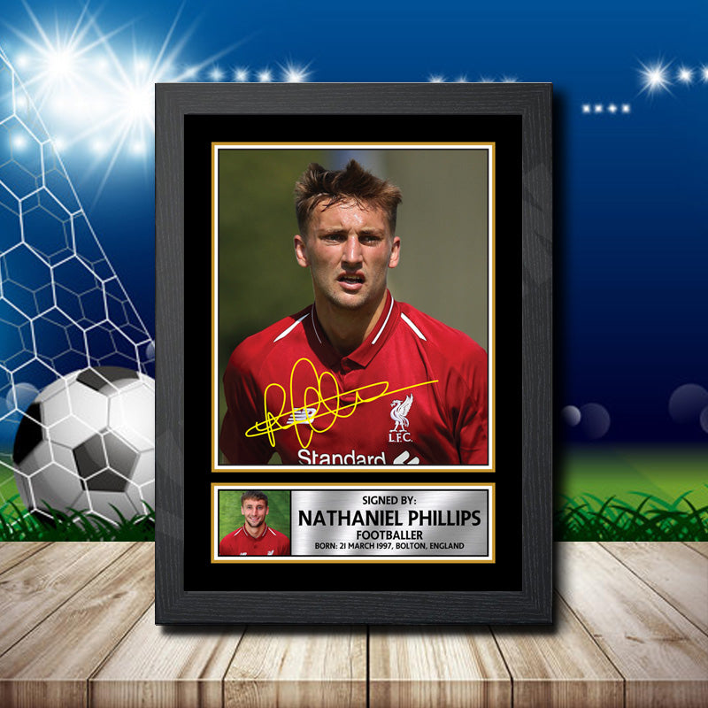 NATHANIEL PHILLIPS Footballer Printed Signature Poster Print Gift β Nathaniel Phillips Footballer Printed Signature Poster Print Gift