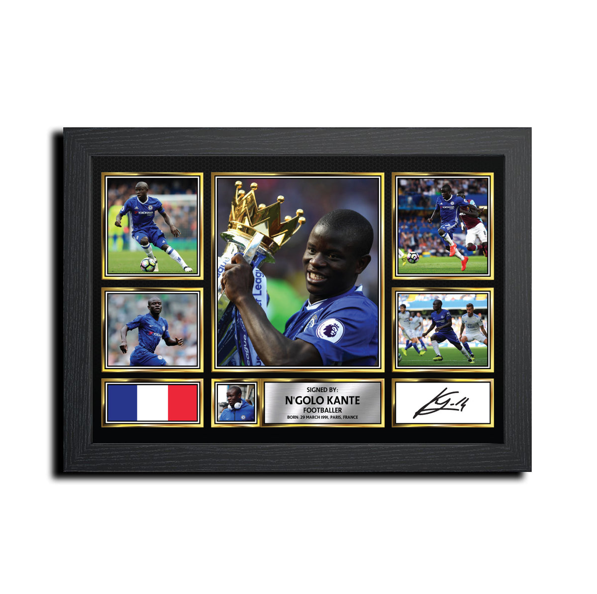 N'GOLO KANTE Football Gift MC1649 Printed Signature Star Poster Print Wall Art Gift β N'golo Kante Football Gift MC1649 Printed Signature Star Poster Print Wall Art