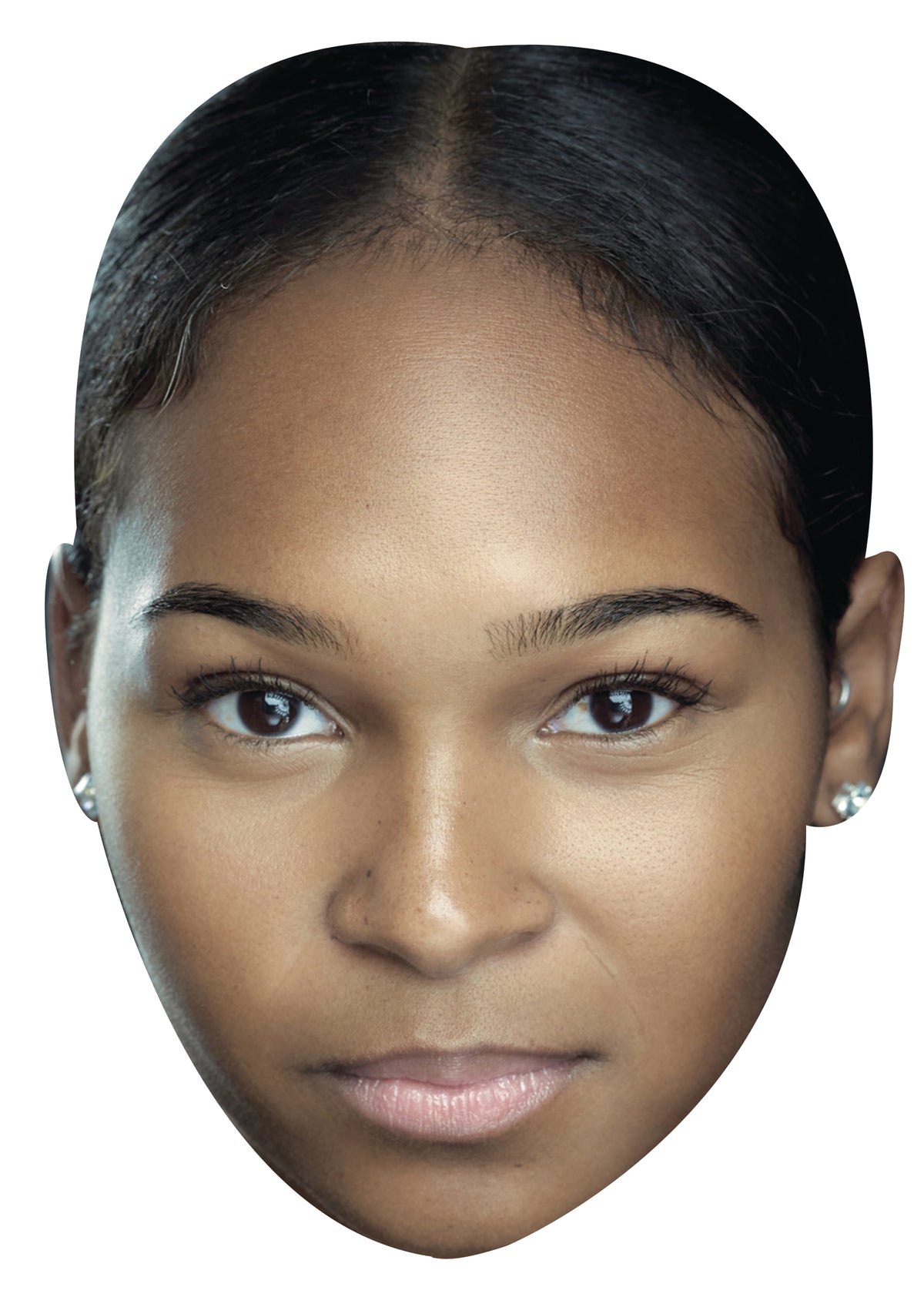 Nadine Mills Face Mask – Fancy Dress Cardboard Costume Mask – Nadine Mills Face Mask