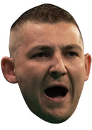 Nathan Aspinall - Darts Face Mask Fancy Dress Cardboard Costume Mask