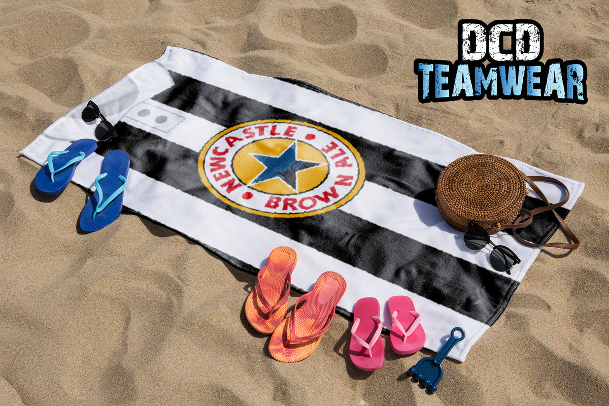 Newcastle 1995 Retro Football Lightweight Beach Gym Towel