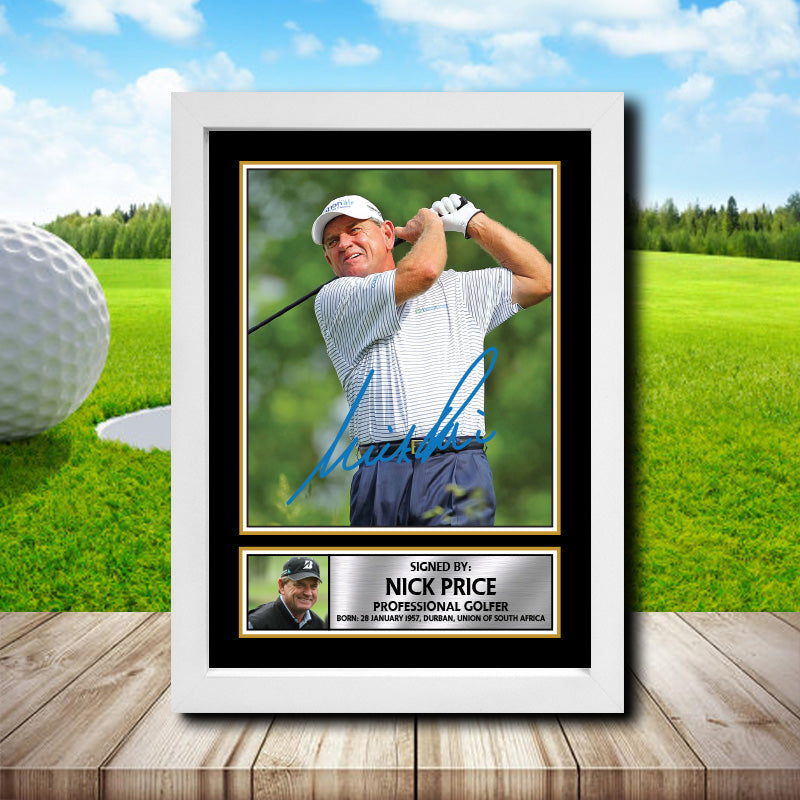 Nick Price 2 Golf Printed Signature Poster Print Gift