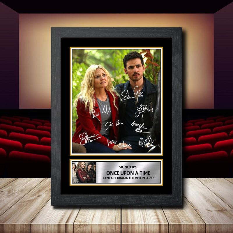 Once Upon A Time 2 Printed Signature Movie Star Poster Print Framed Wall Art Gift β Once Upon A Time 2 Printed Signature Movie Star Poster Print