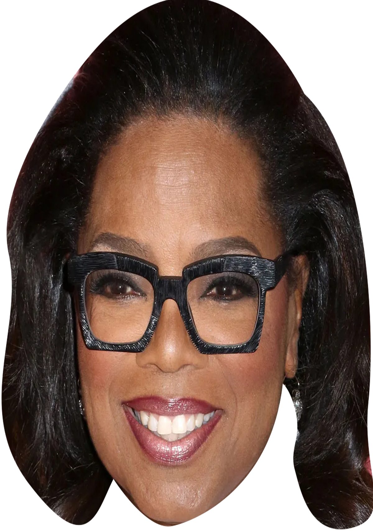 Oprah C Celebrity Face Mask Fancy Dress Cardboard Costume Mask