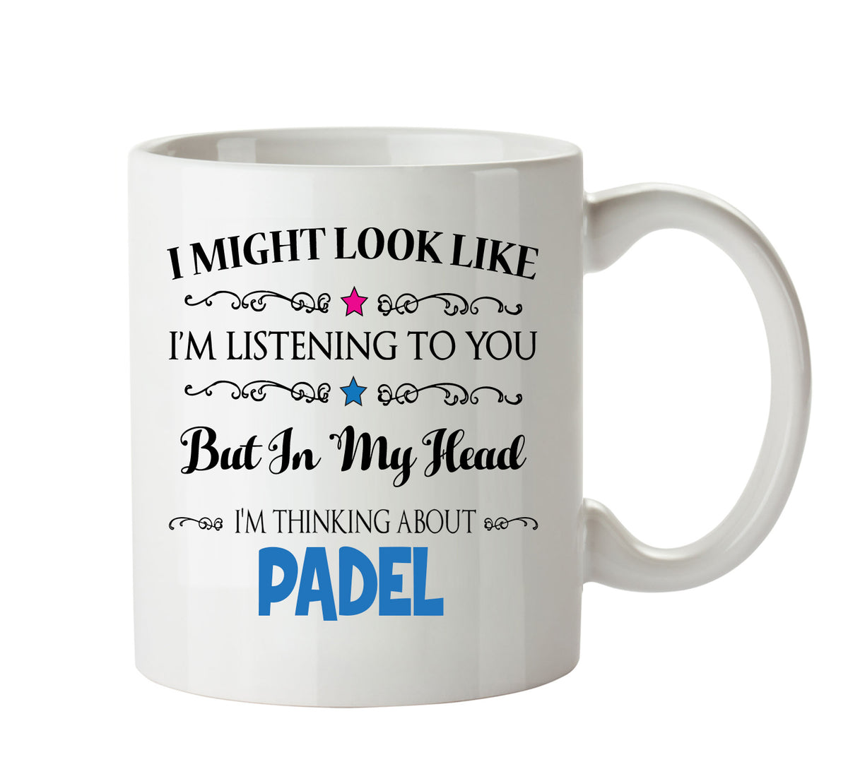 PADEL is My Hobby Mug Personalised ADULT OFFICE MUG – Padel Is My Hobby Mug Personalised Adult Office MUG – padel Is My Hobby mug – 11oz ceramic slogan mug