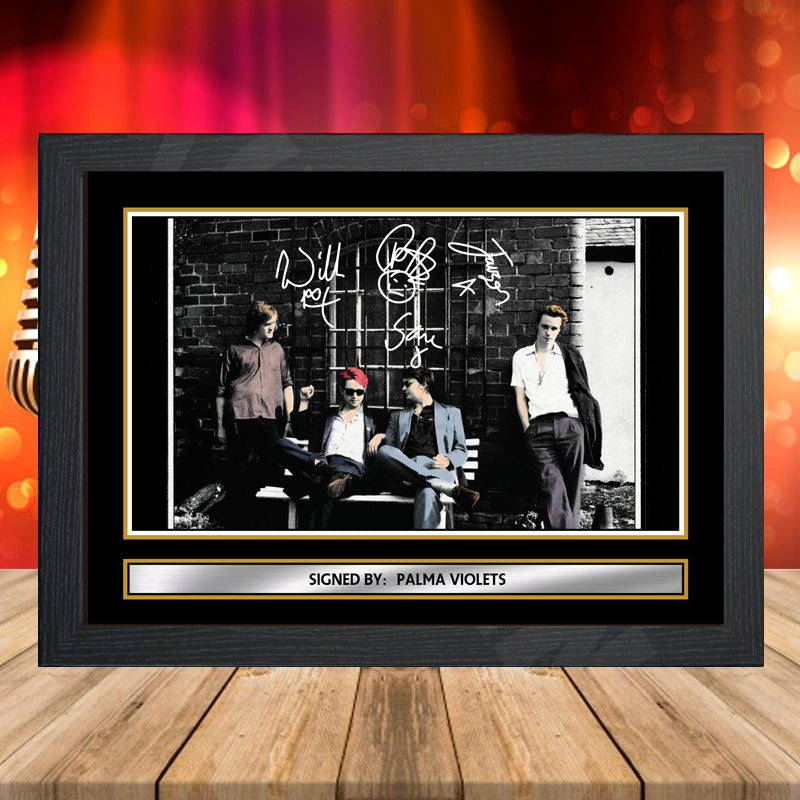 Palma Violets 3 – Printed Signature Music-Landscape Star Print – Palma Violets 3