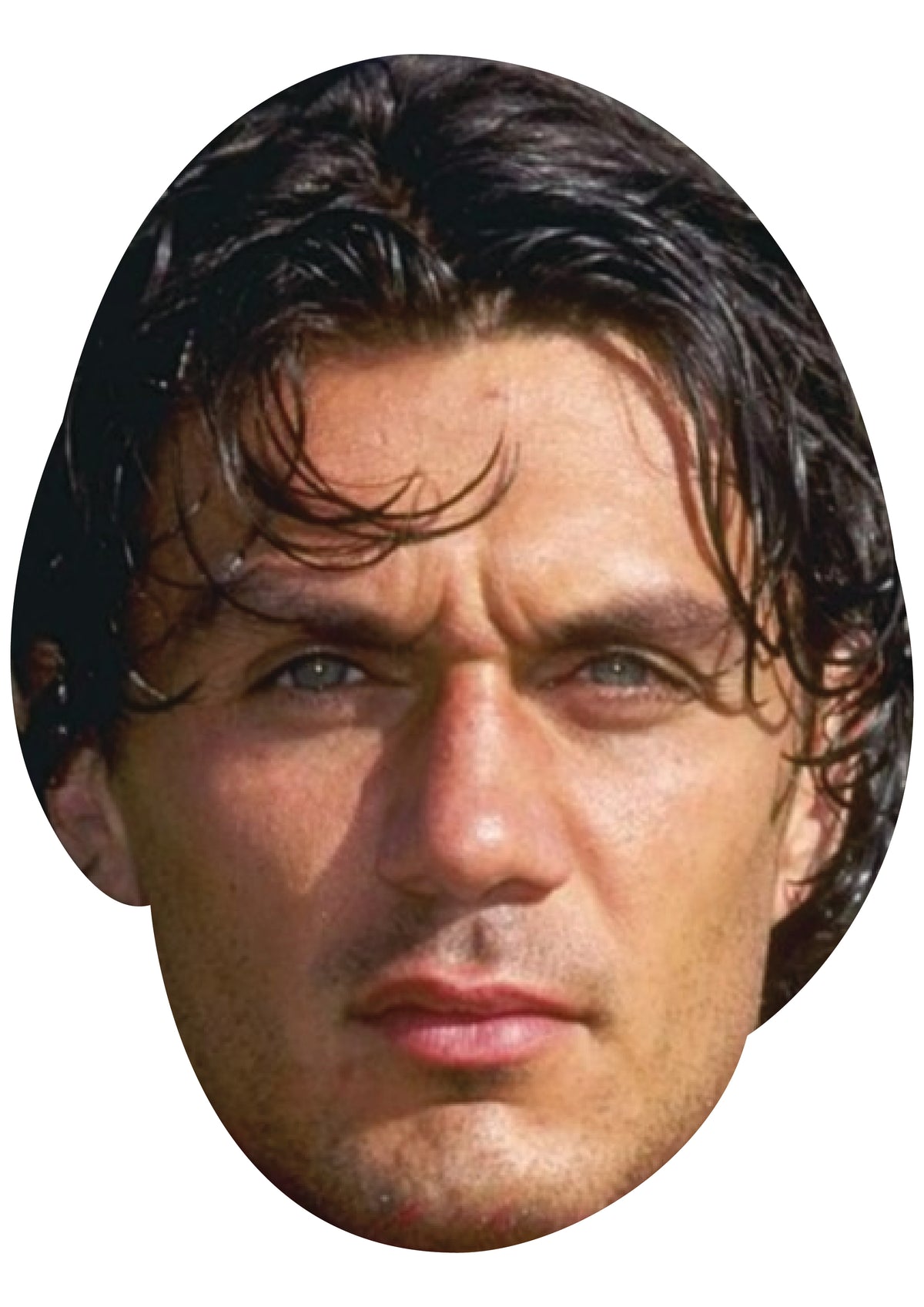 Paolo Maldini Face Mask – Fancy Dress Cardboard Costume Mask – Paolo Maldini Face Mask