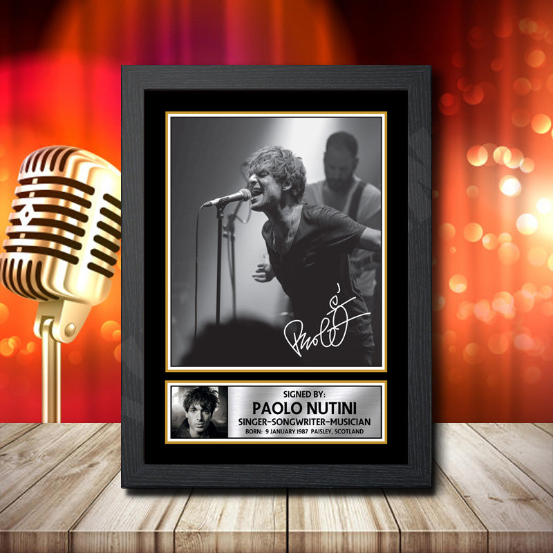 Paolo Nutini 1 – Printed Signature Music Star Print – Paolo Nutini 1
