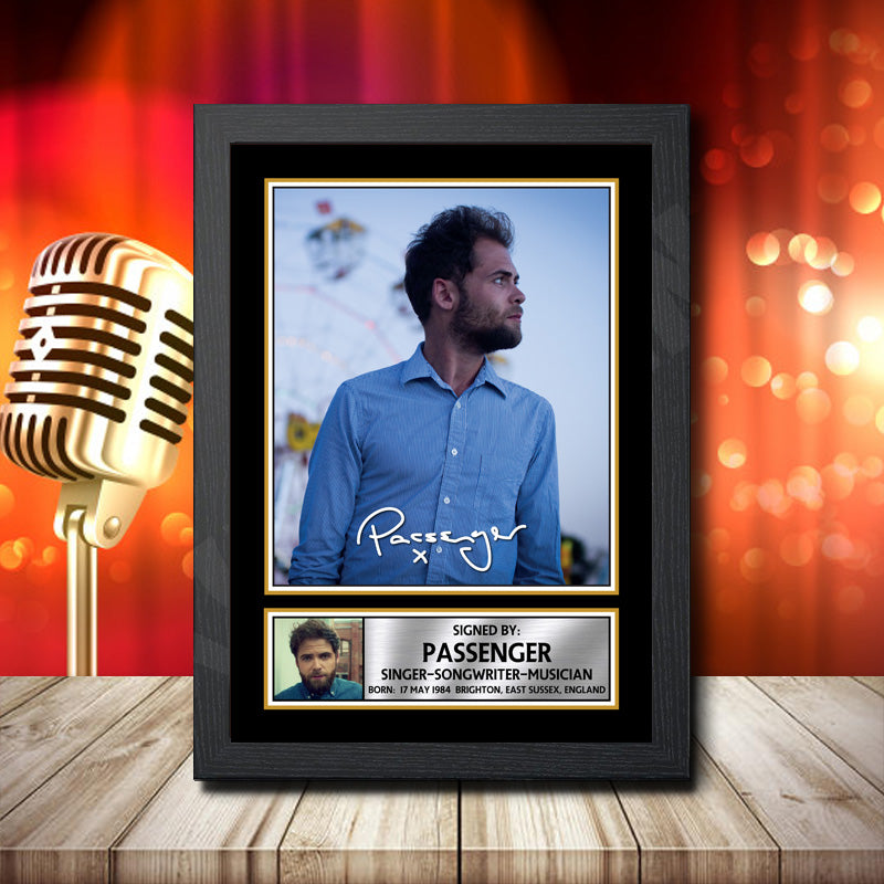 Passenger 2 – Printed Signature Music Star Print – Passenger 2