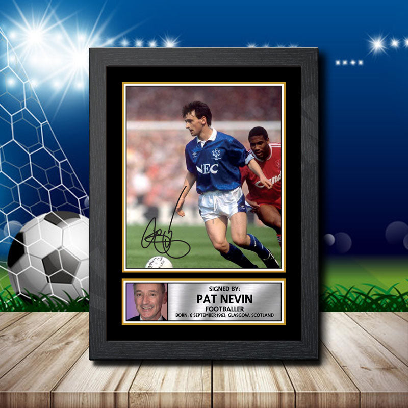 Pat Nevin Printed Signature Footballers Star Poster Print Framed Wall Art Gift – Pat Nevin Printed Signature Footballers Star Poster Print