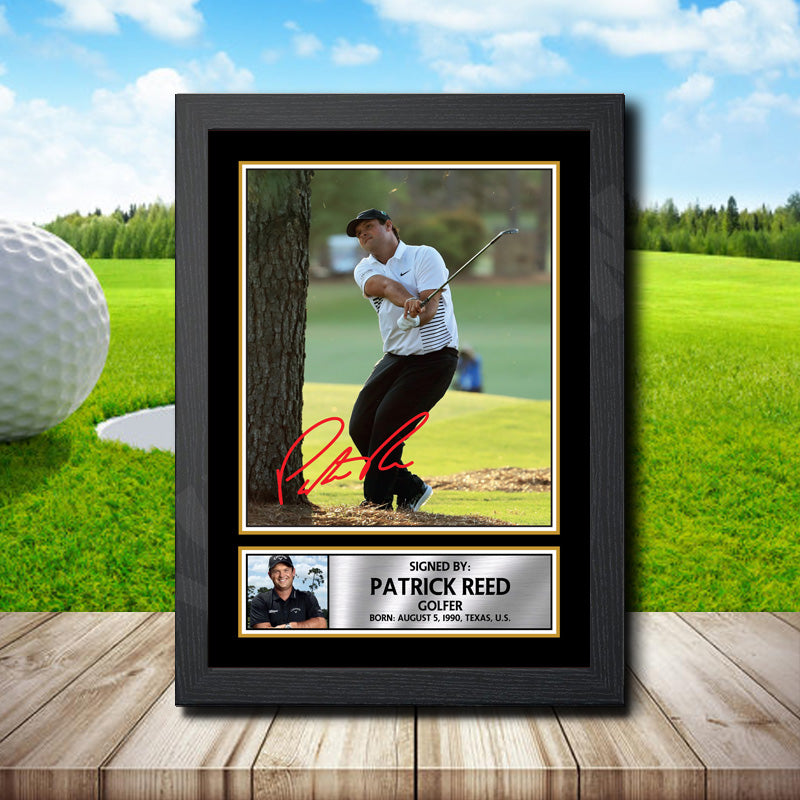 Patrick Reed Printed Signature Golfer Star Poster Print Framed Wall Art Gift β Patrick Reed Printed Signature Golfer Star Poster Print