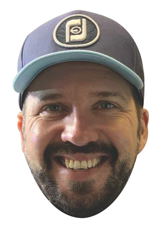 Pete Finch Face Mask – Golf YouTuber Costume Mask for Stag Do, Fancy Dress, Golf Parties & Sports Fans – Adult Card Mask – Pete Finch Face Mask