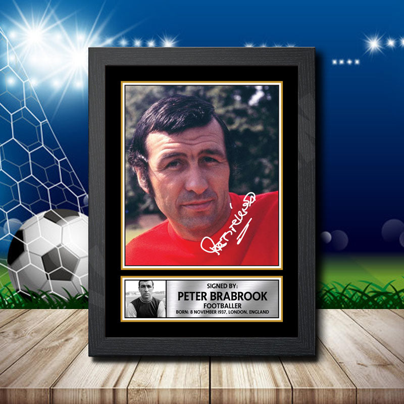 Peter Brabrook 2 Printed Signature Footballers Star Poster Print Framed Wall Art Gift β Peter Brabrook 2 Printed Signature Footballers Star Poster Print