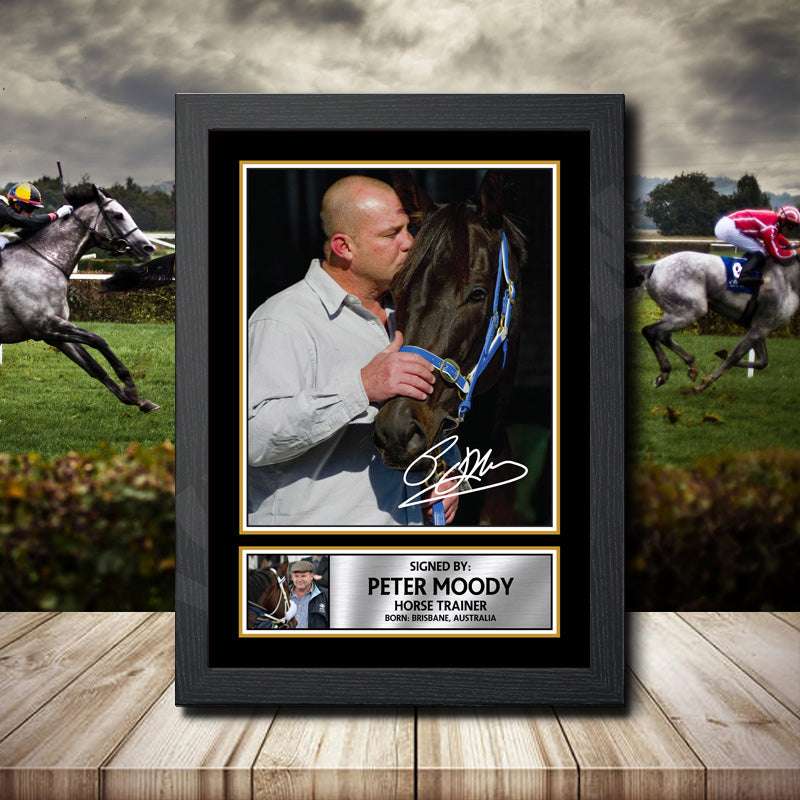 Peter Moody Printed Signature Horse-Racing Star Poster Print Framed Wall Art Gift – Peter Moody Printed Signature Horse-Racing Star Poster Print