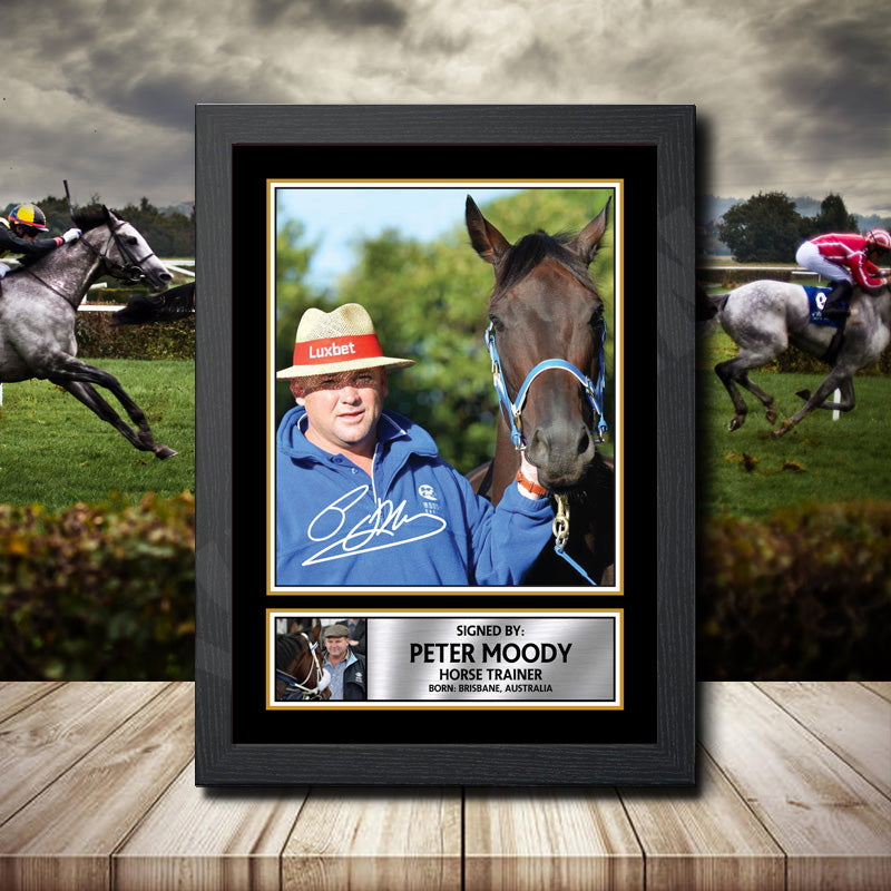Peter Moody 2 Printed Signature Horse-Racing Star Poster Print Framed Wall Art Gift – Peter Moody 2 Printed Signature Horse-Racing Star Poster Print