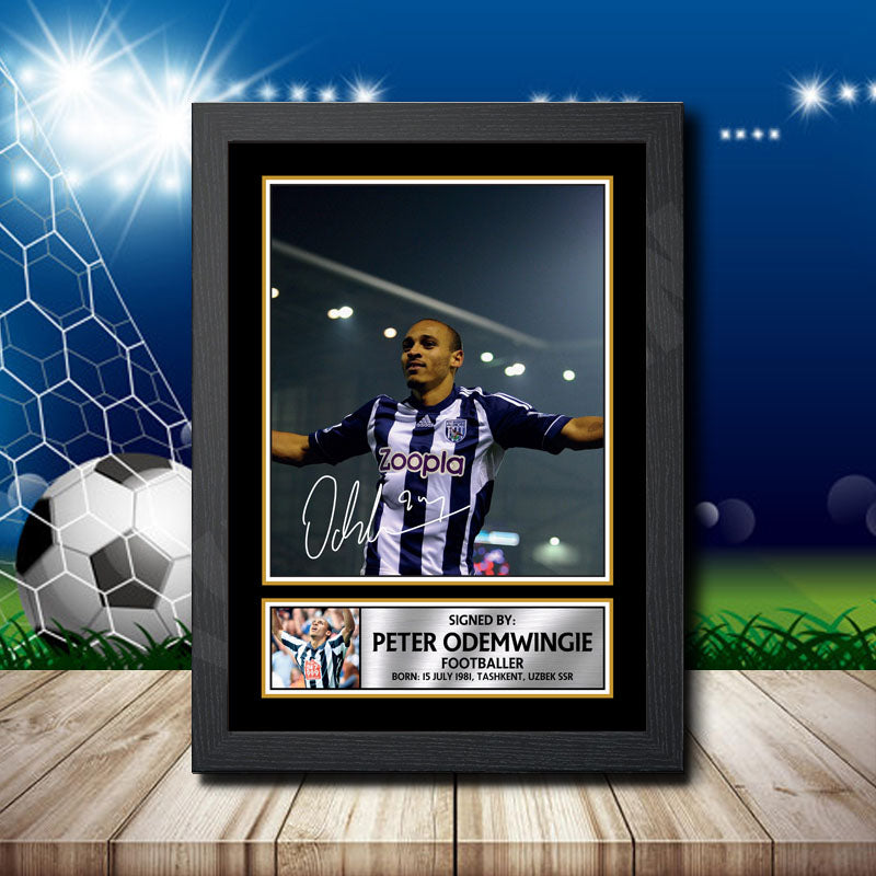 Peter Odemwingie Printed Signature Footballers Star Poster Print Framed Wall Art Gift – Peter Odemwingie Printed Signature Footballers Star Poster Print