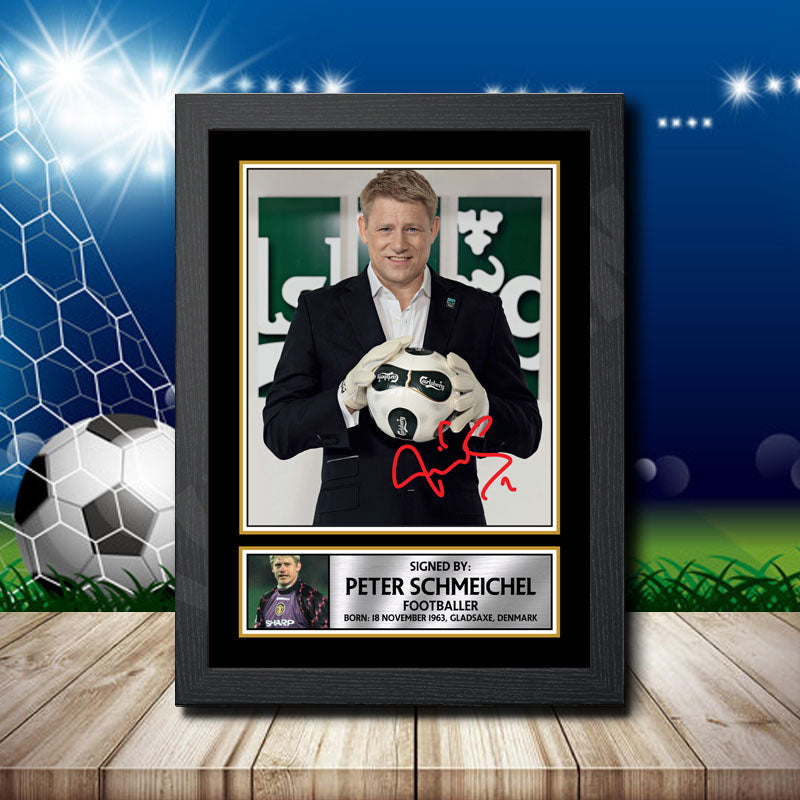 Peter Schmeichel 2 Printed Signature Footballers Star Poster Print Framed Wall Art Gift – Peter Schmeichel 2 Printed Signature Footballers Star Poster Print