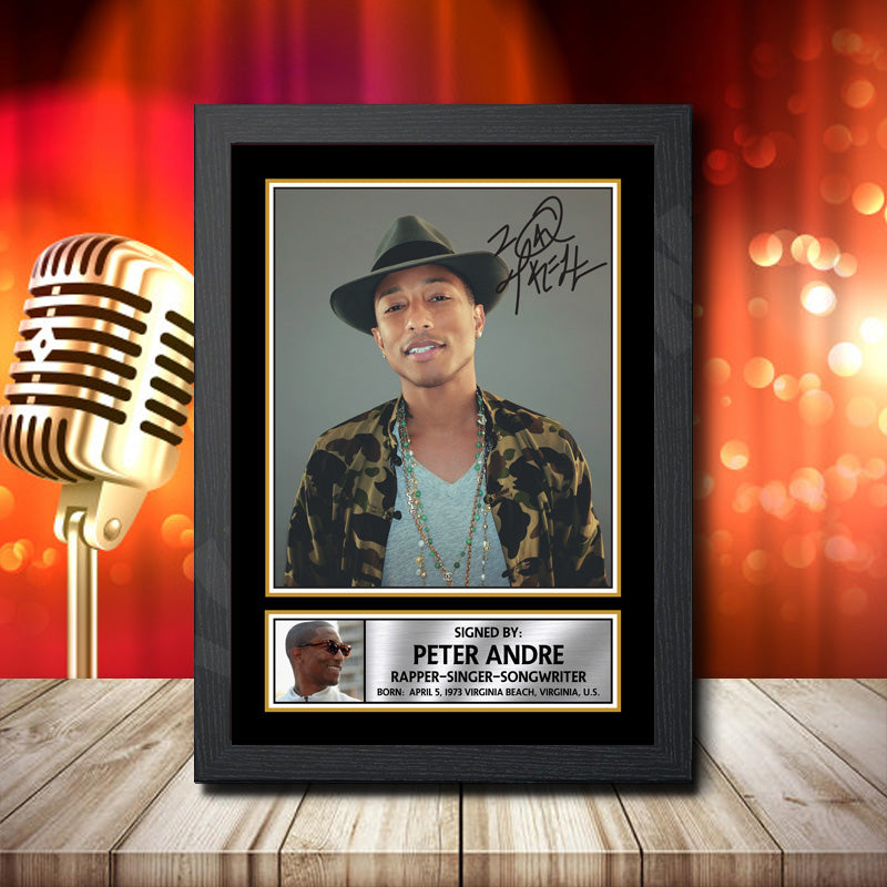 Pharrell Williams 1 – Printed Signature Music Star Print – Pharrell Williams 1