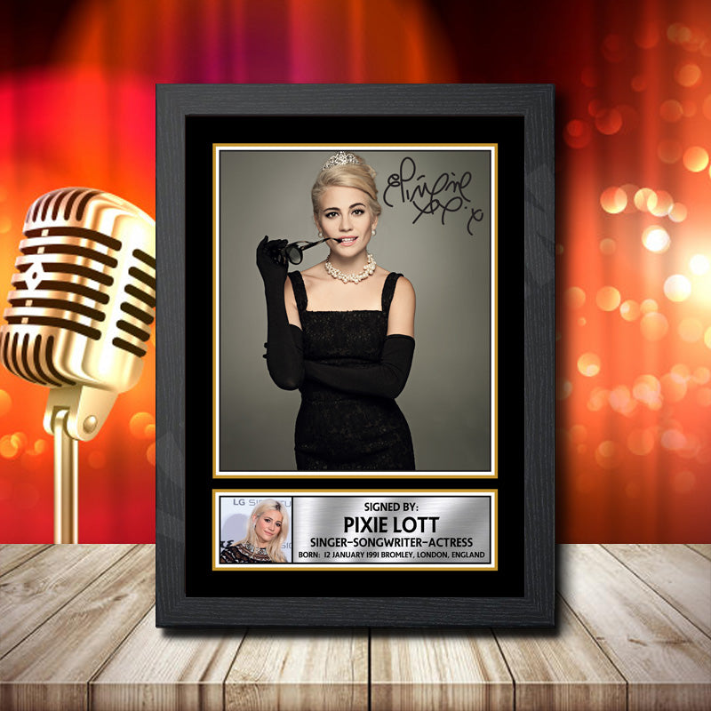 Pixie Lott 2 – Printed Signature Music Star Print – Pixie Lott 2