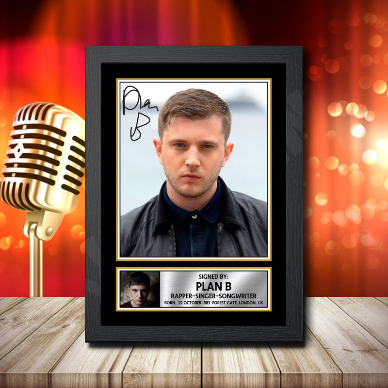 Plan B 1 – Printed Signature Music Star Print – Plan B 1