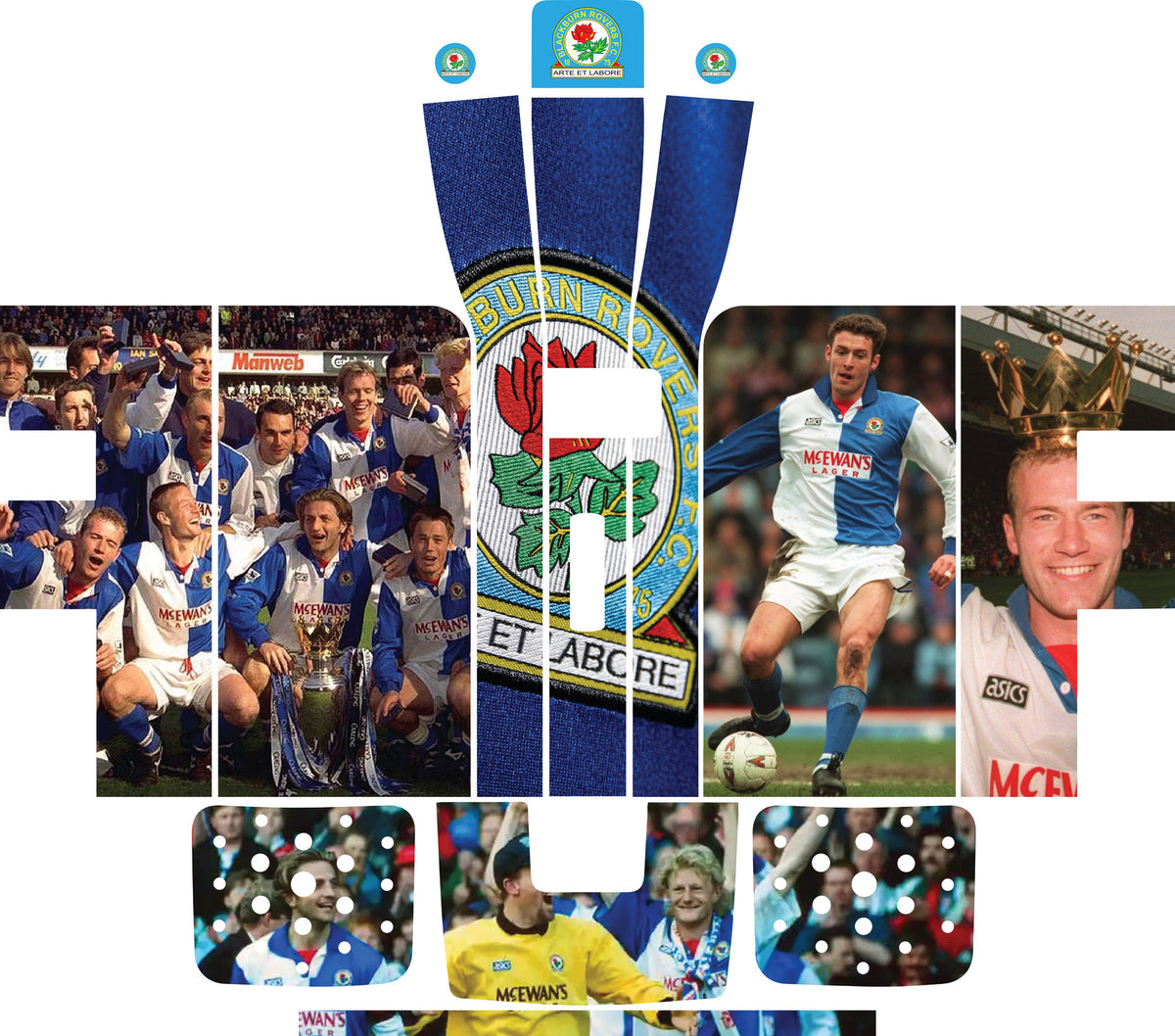 Perfect Draft Maxi Skin - Blackburn Rovers - Vinyl Sticker