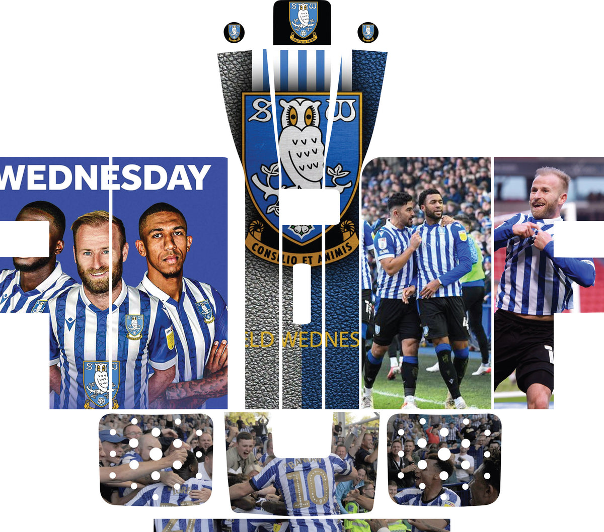 Perfect Draft Maxi Skin - Sheffield Wednesday FC - Vinyl Sticker