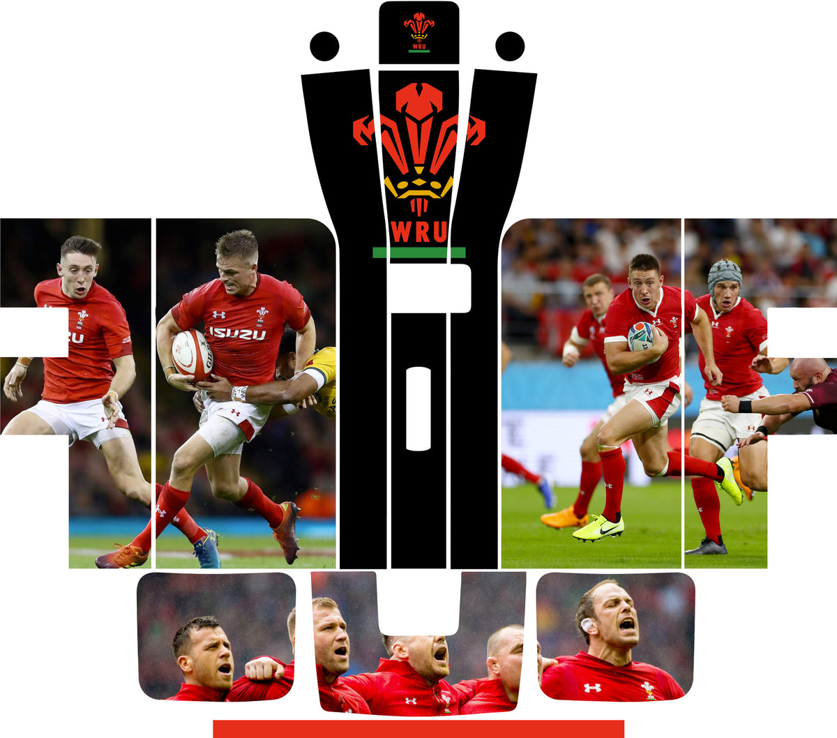 Perfect Draft Maxi Skin - Wales Rugby - Vinyl Sticker
