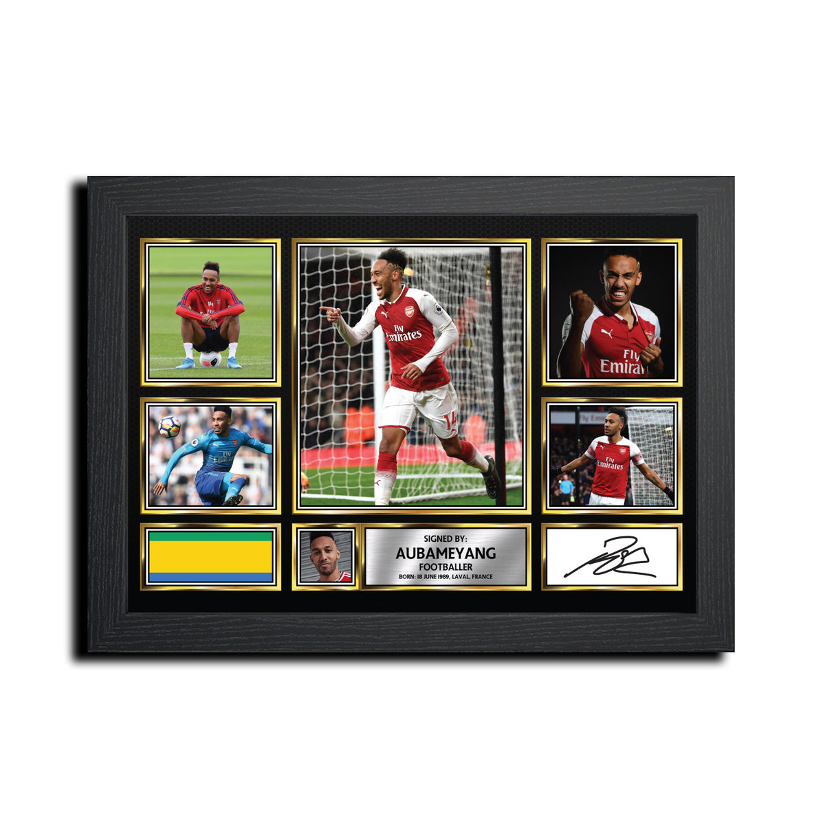 Pierre-Emerick Aubameyang Football Gift MC1657 Printed Signature Star Poster Print Wall Art Gift – Pierre-Emerick Aubameyang Football Gift MC1657 Printed Signature Star Poster