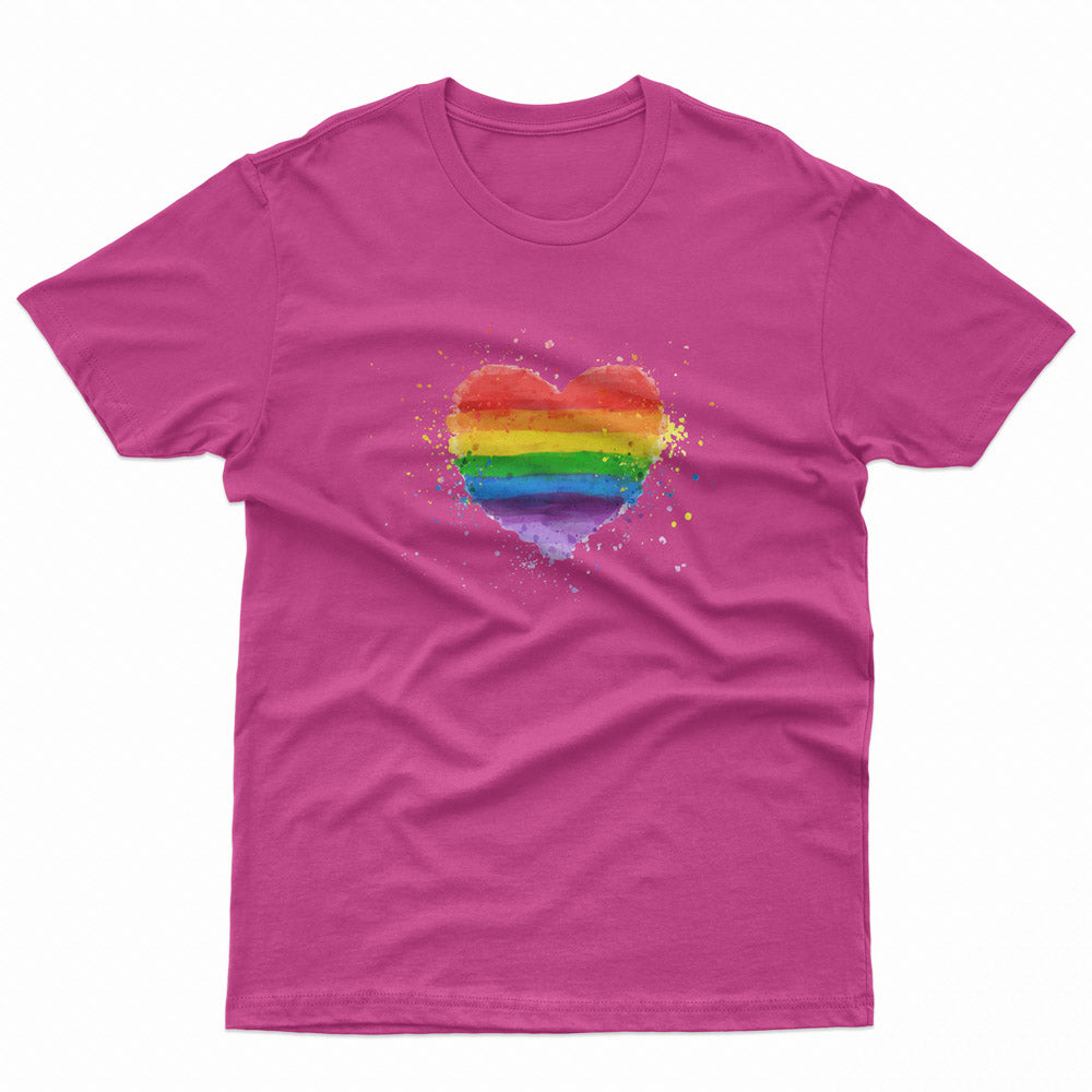 Pride Heart LGBT Gay Lesbian Tee