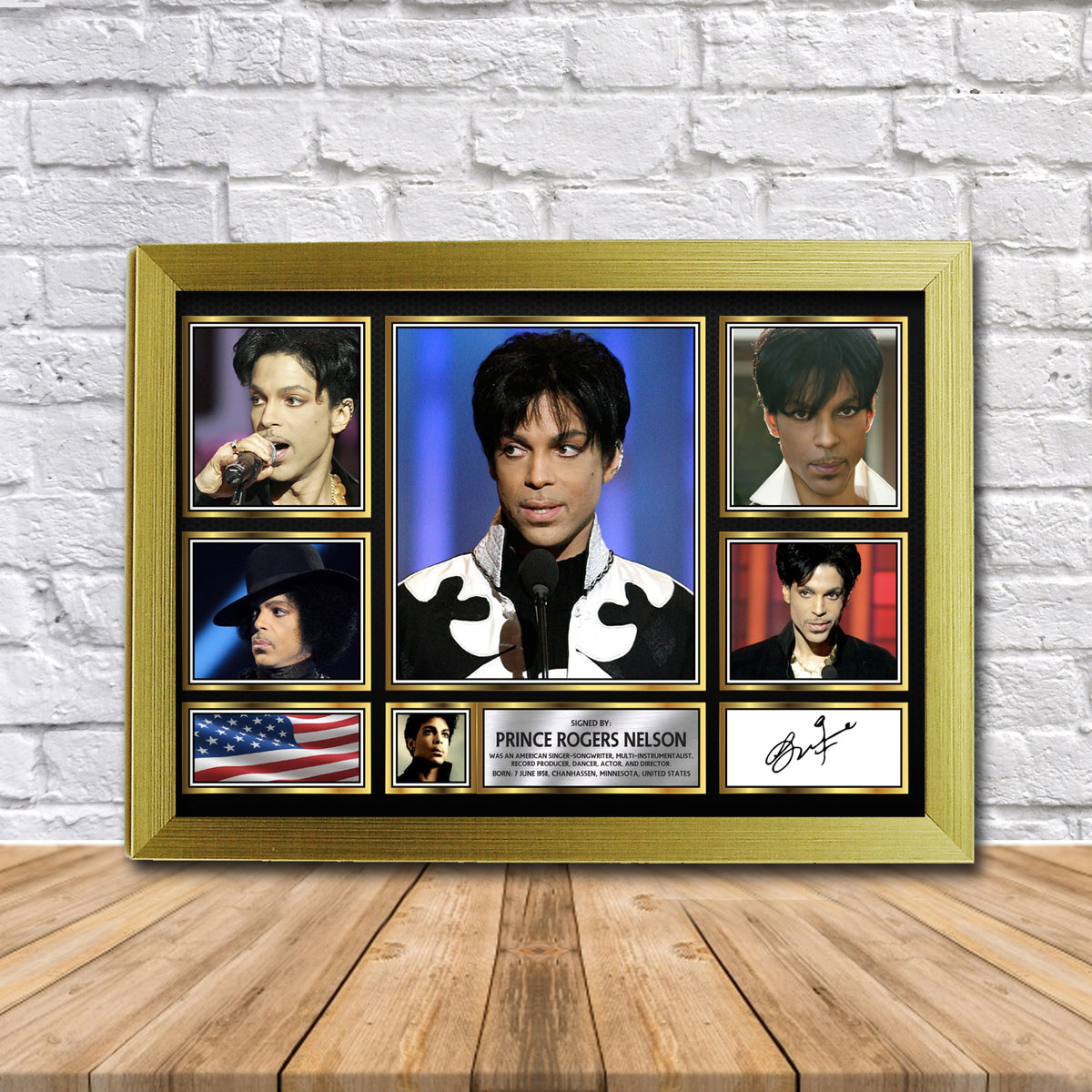 Prince Rogers Nelson Music Gift Framed Printed Signature Star Poster Print Wall Art Gift β Prince Rogers Nelson Music Gift Framed Printed Signature Star Poster Print Wall