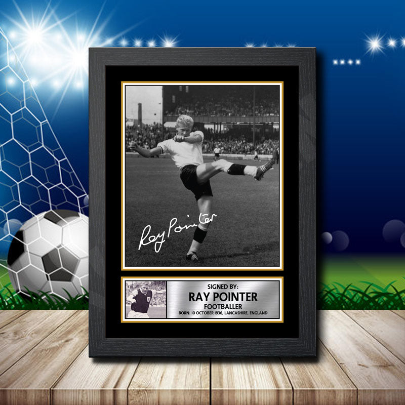 Ray Pointer 2 Printed Signature Footballers Star Poster Print Framed Wall Art Gift – Ray Pointer 2 Printed Signature Footballers Star Poster Print