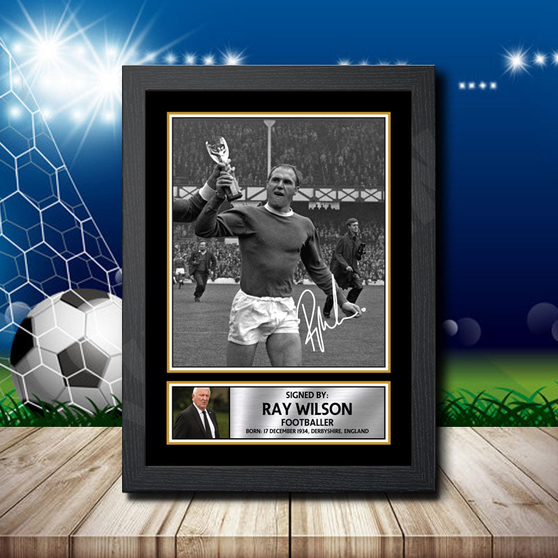 Ray Wilson Printed Signature Footballers Star Poster Print Framed Wall Art Gift β Ray Wilson Printed Signature Footballers Star Poster Print