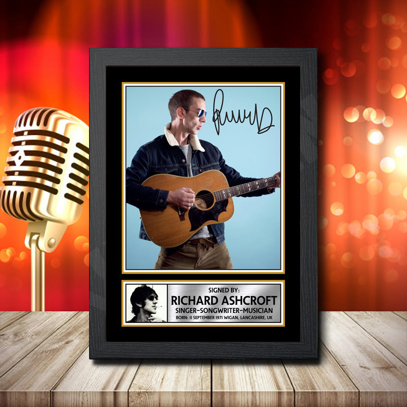 Richard Ashcroft 2 – Printed Signature Music Star Print – Richard Ashcroft 2