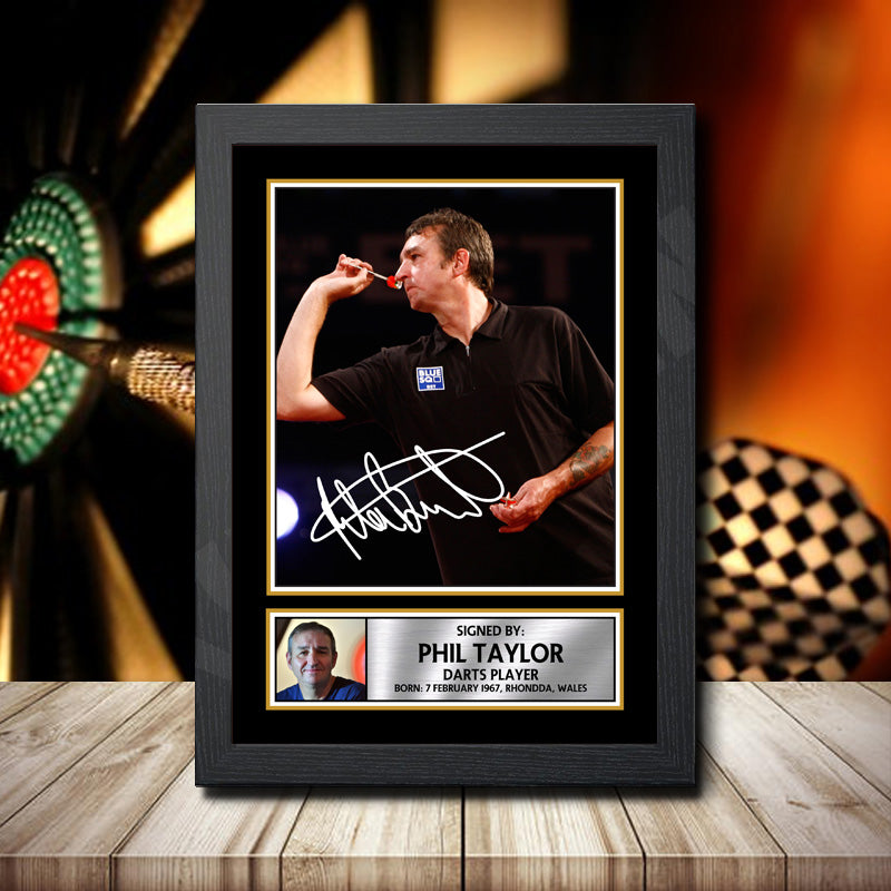 Richie Burnett Printed Signature Darts Star Poster Print Framed Wall Art Gift β Richie Burnett Printed Signature Darts Star Poster Print