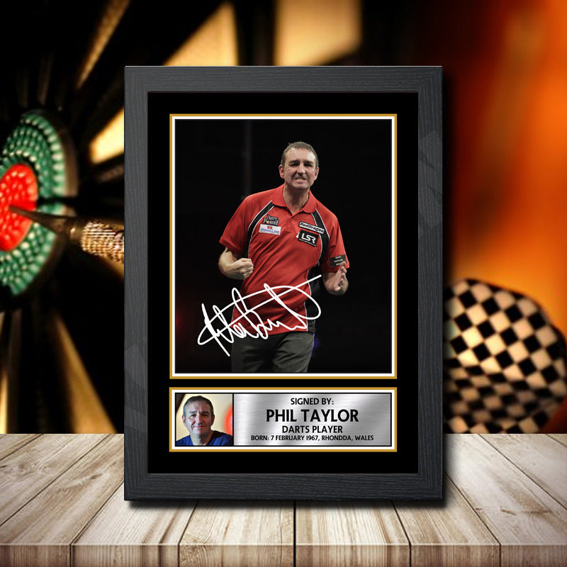 Richie Burnett 2 Printed Signature Darts Star Poster Print Framed Wall Art Gift β Richie Burnett 2 Printed Signature Darts Star Poster Print