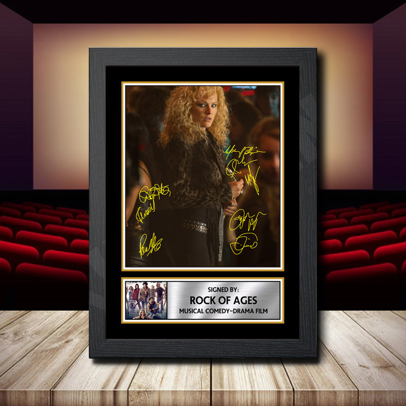 Rock Of Ages 2 Printed Signature Movie Star Poster Print Framed Wall Art Gift – Rock Of Ages 2 Printed Signature Movie Star Poster Print