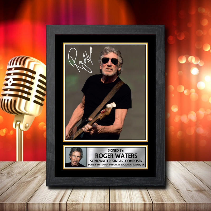 Roger Waters 1 β Printed Signature Music Star Print β Roger Waters 1