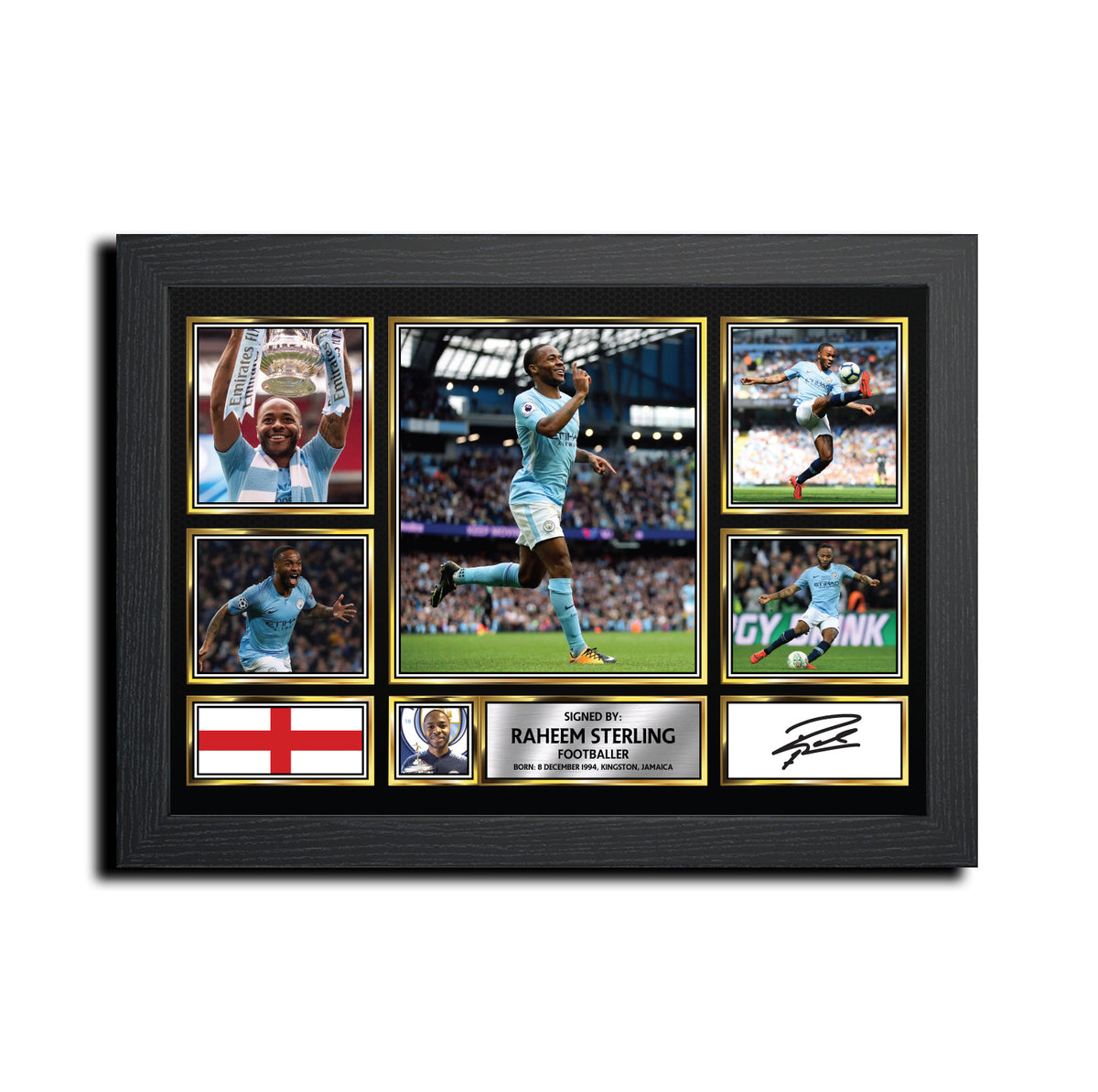 Raheem Sterling Football Gift MC1658 Printed Signature Star Poster Print Wall Art Gift β Raheem Sterling Football Gift MC1658 Printed Signature Star Poster Print Wall
