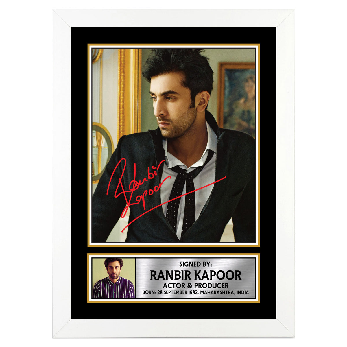 Ranbir Kapoor M363 Bollywood Printed Signature Poster Print Gift